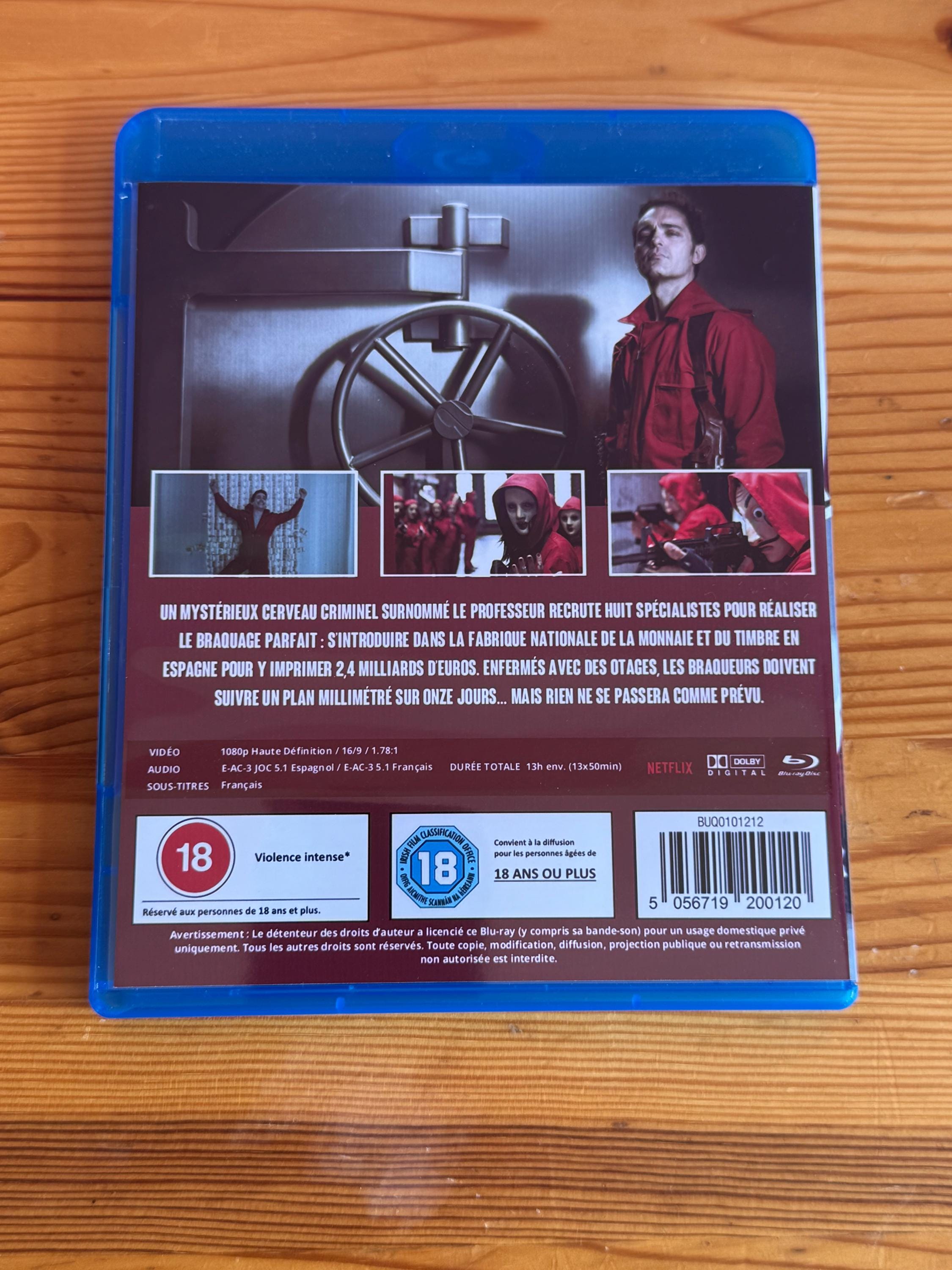 La Casa de Papel - Intégrale (S1 à 5) - Blu Ray
