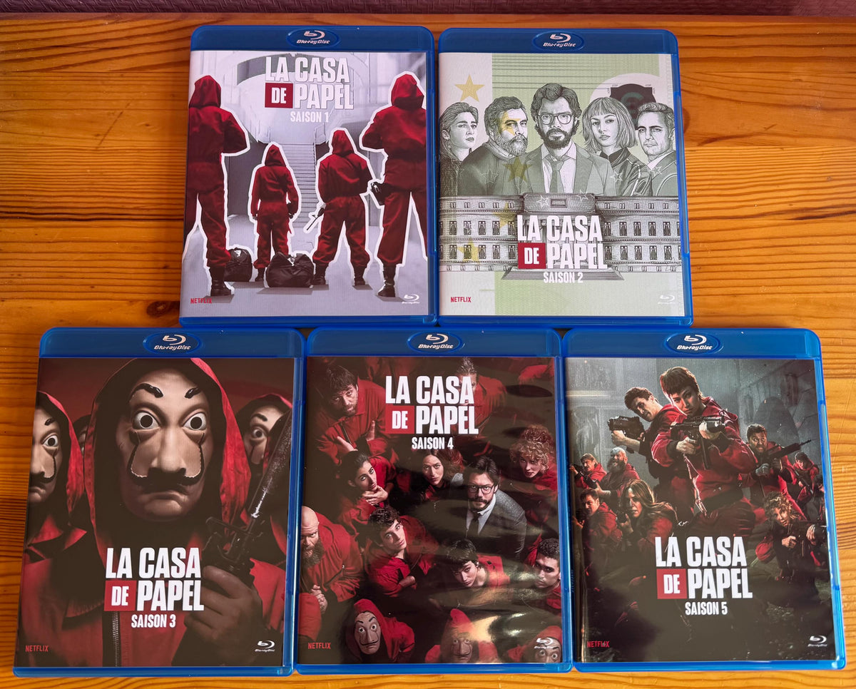 La Casa de Papel - Intégrale (S1 à 5) - Blu Ray
