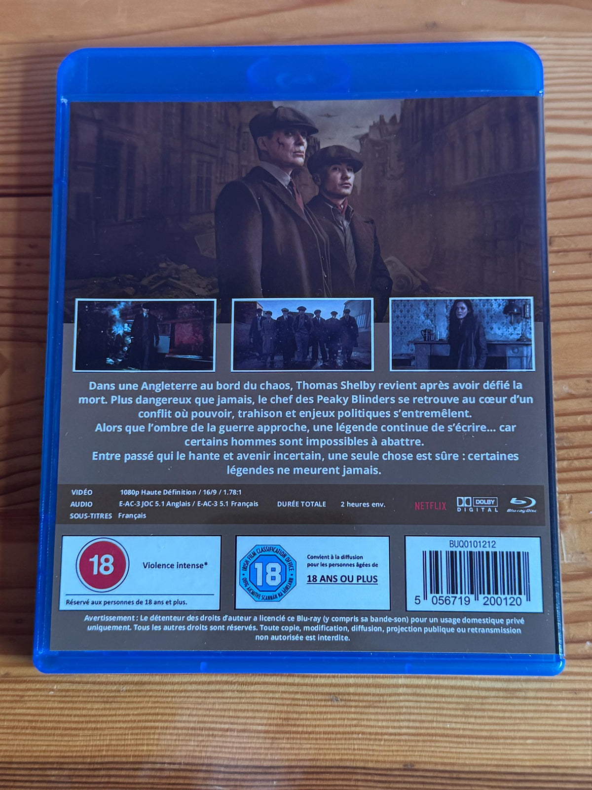 Peaky Blinders L'immortel (le Film) - Blu Ray