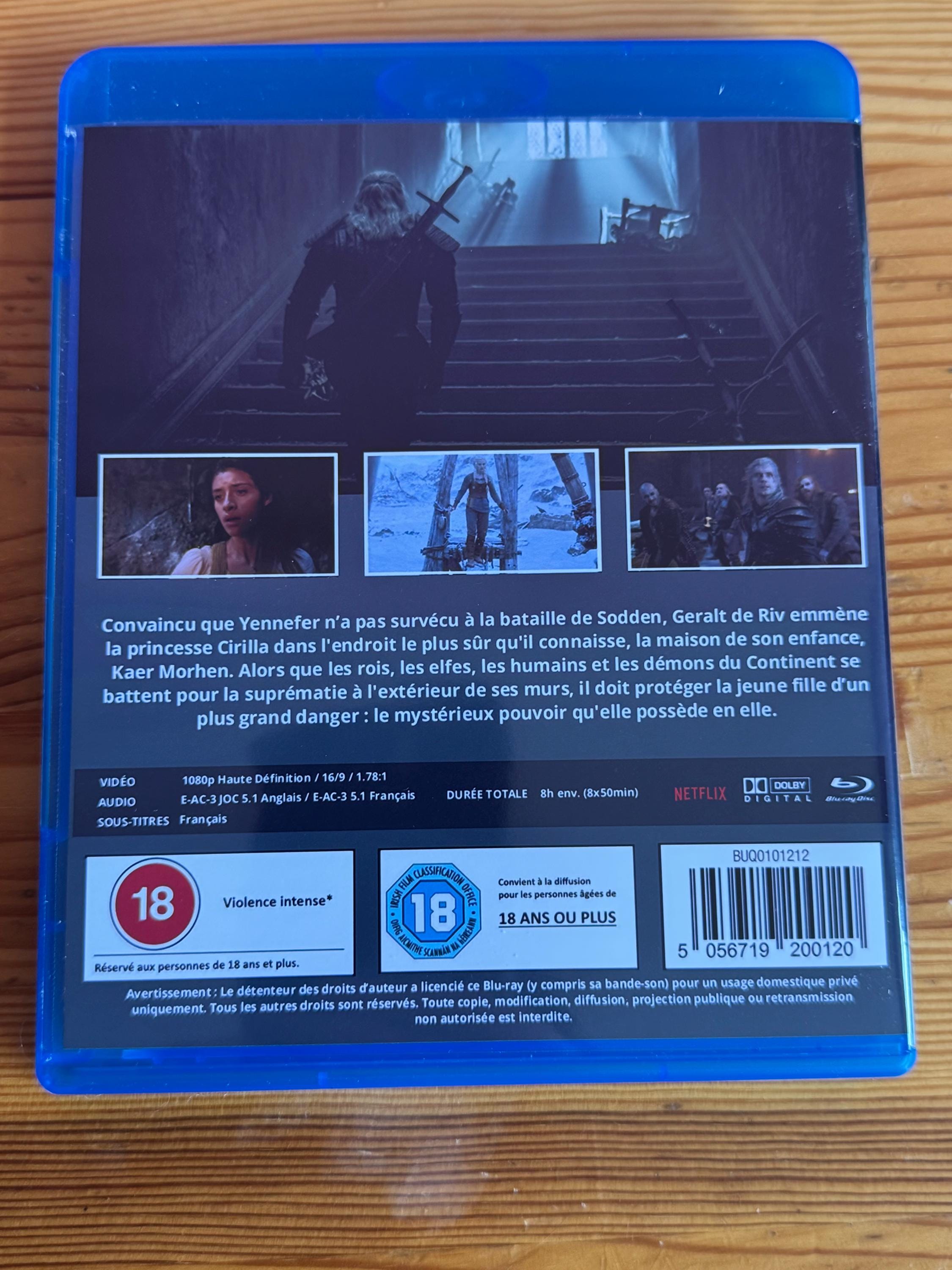 The Witcher - Saison 2 - Blu Ray